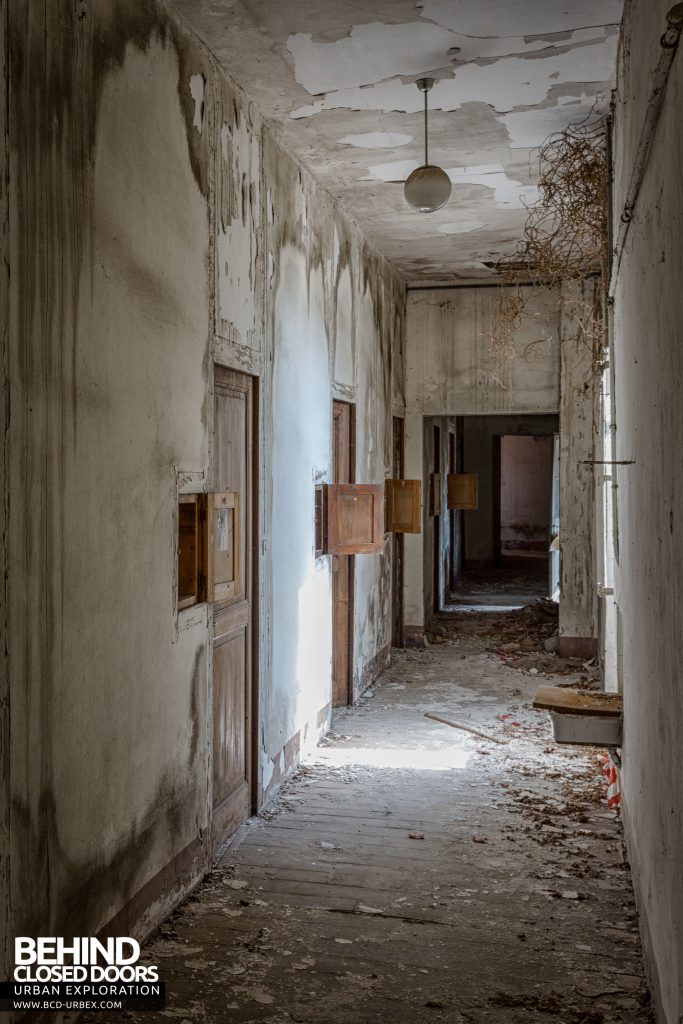 Monastero MG, Italy - Decaying corridor