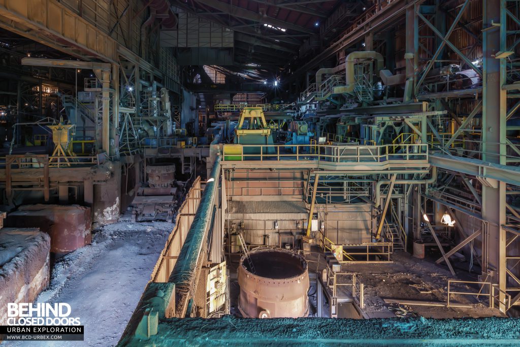 Thamesteel Sheerness - Lower view of the forging area