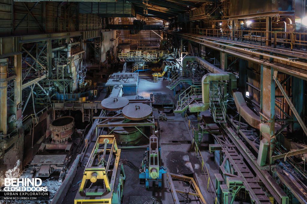 Thamesteel Sheerness - Mid-section viewed from above