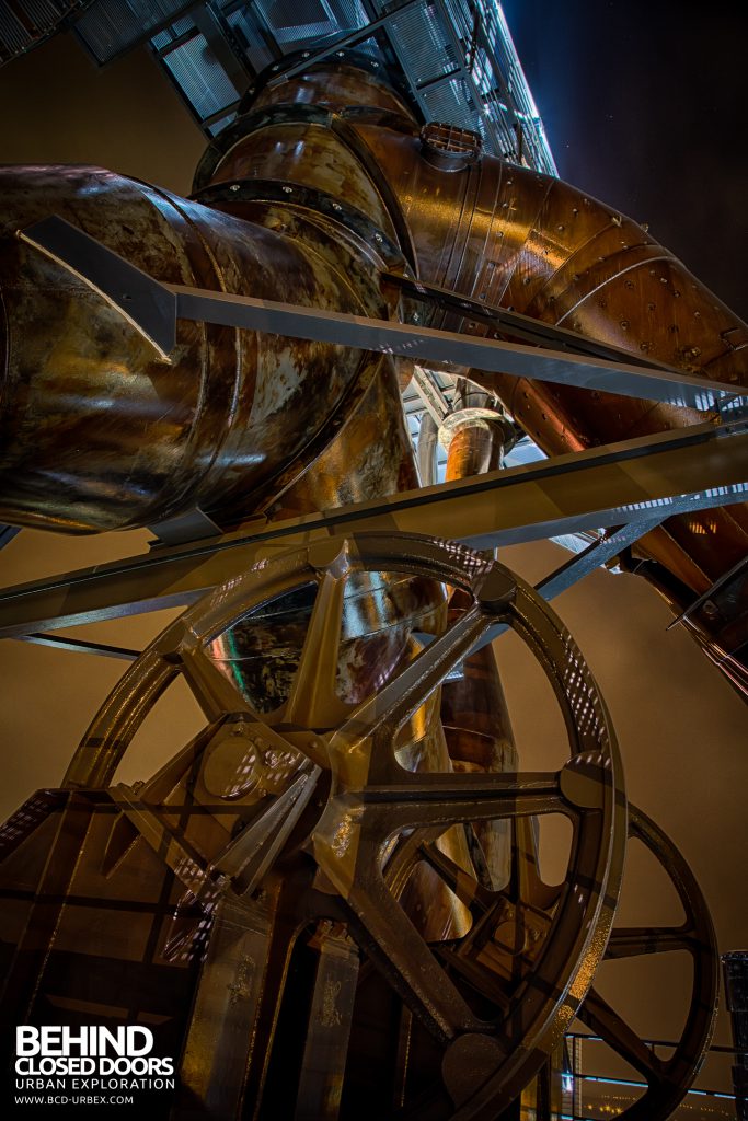 Belval Blast Furnaces - Pipes and wheels