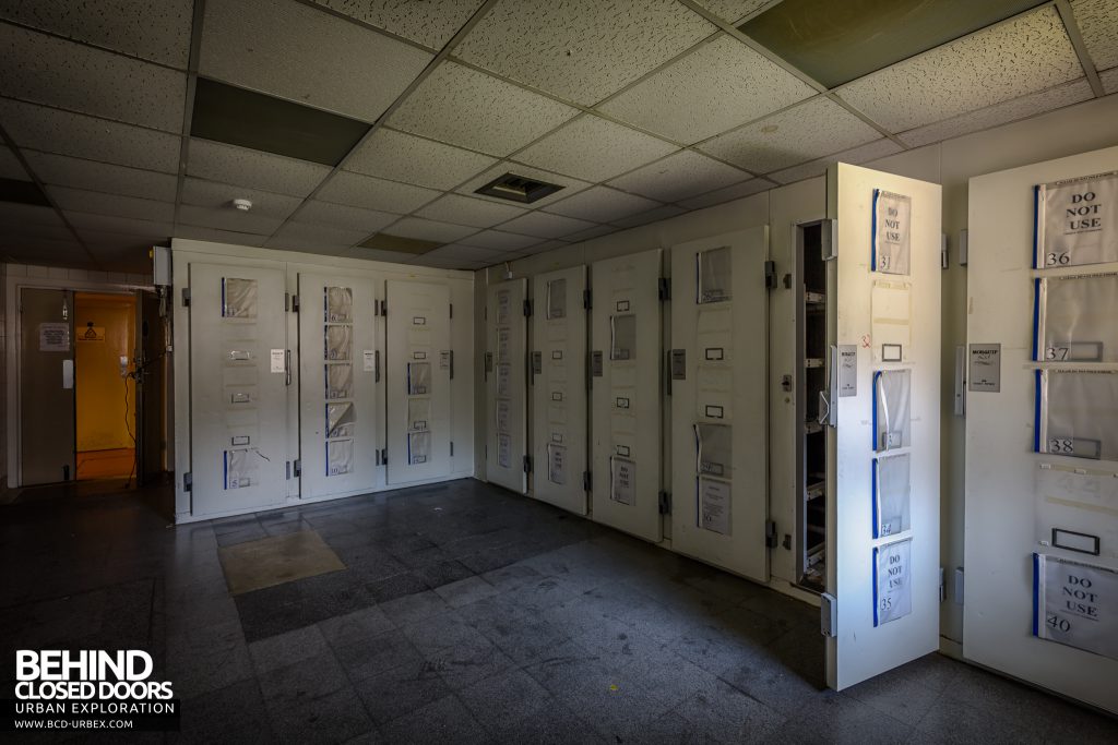 Queen Elizabeth II Hospital - Body storage fridges