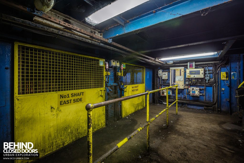 Kellingley Colliery - Workers shaft entrance