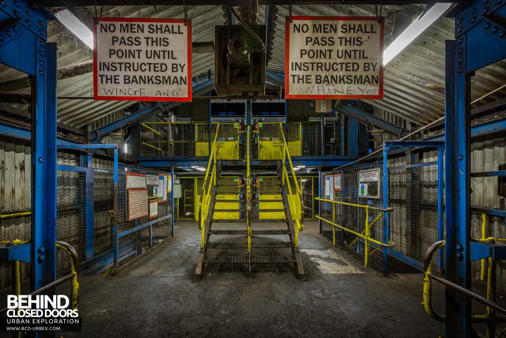 Kellingley Colliery - Workers shaft entrance
