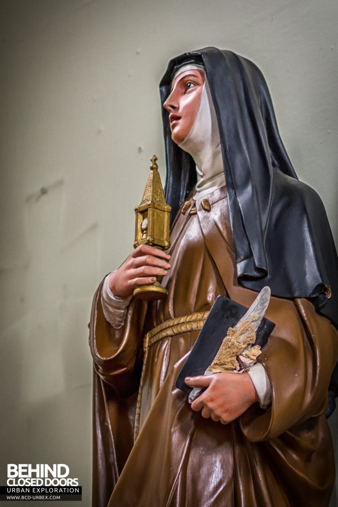 St Joseph's Convent of the Poor Clares - Figure on wall of chapel