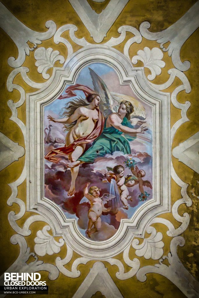 Villa Sbertolli, Italy - Ceiling painting