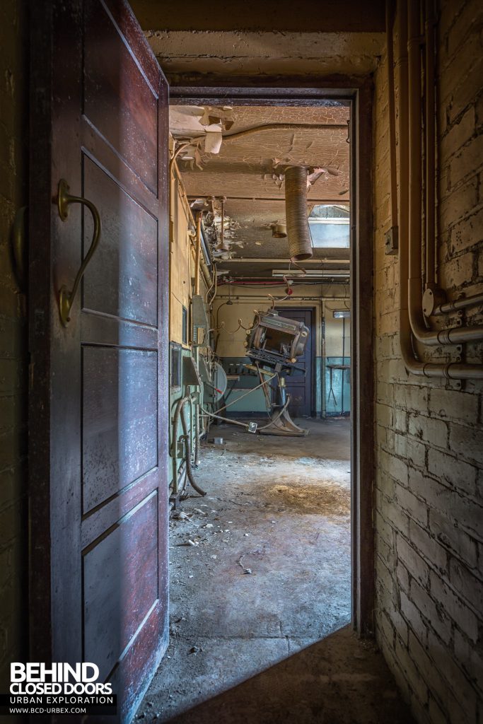 Grand Theatre, Banbury - Through projector room door