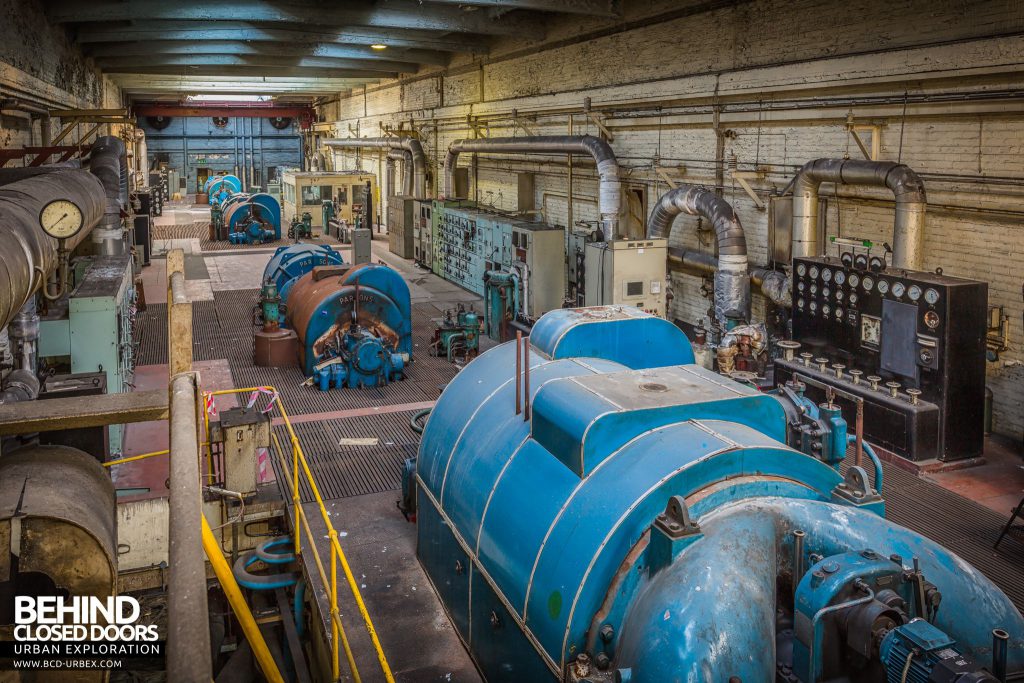 Markinch Power Station - Overview of the turbine hall