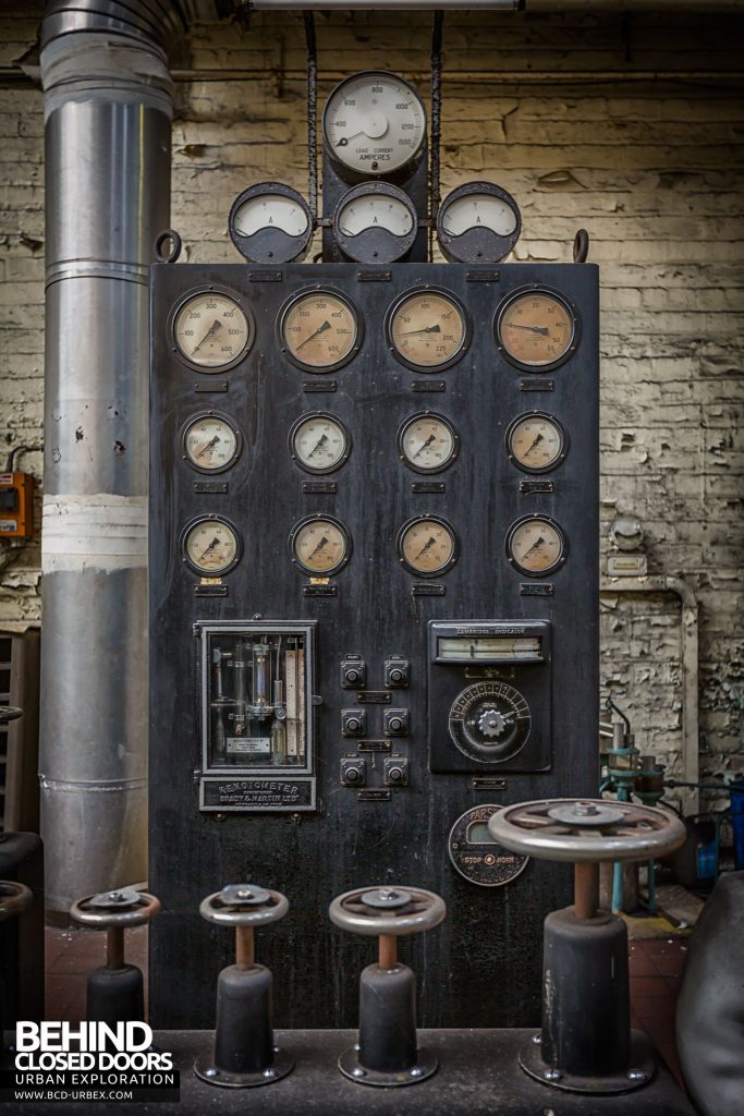 Markinch Power Station - Original gauge panel