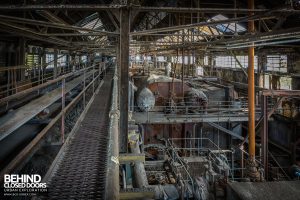 Markinch Power Station - Top of the boiler house