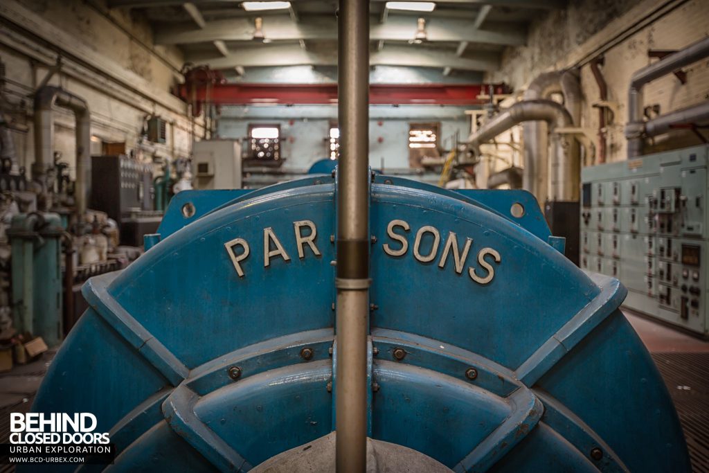Markinch Power Station - Parsons turbine detail