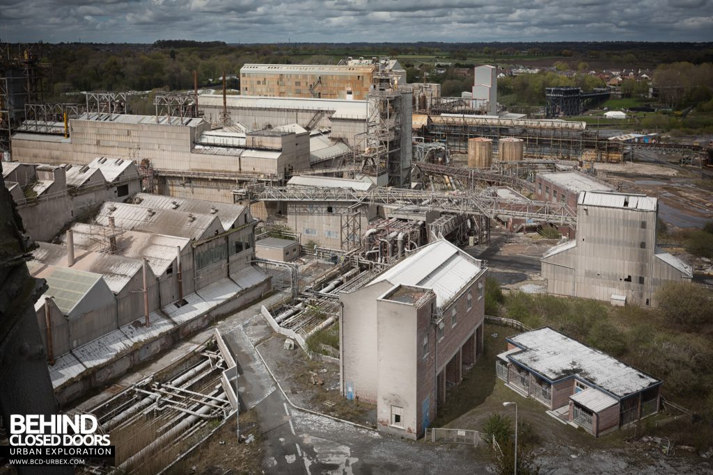 Winnington Soda Ash Works - The expansive industrial site