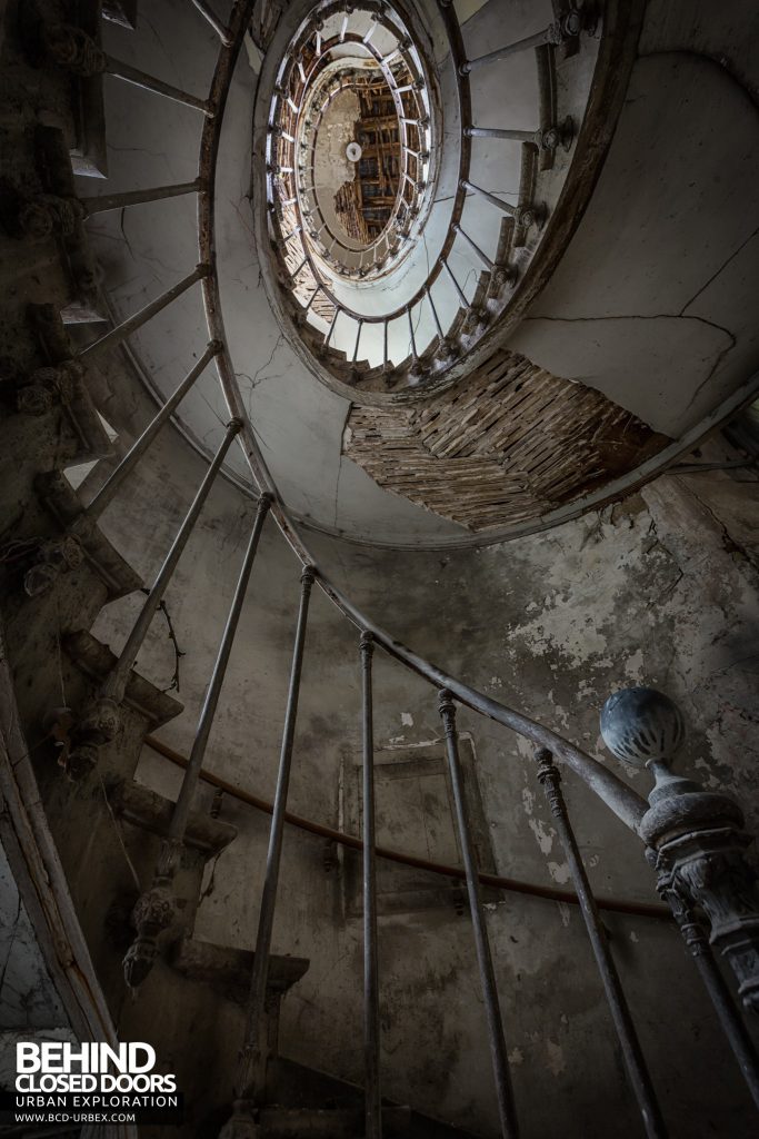 Château Bambi, France - Spiral staircase