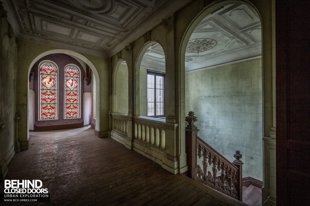 Château Poseidon, France - Top of the stairs