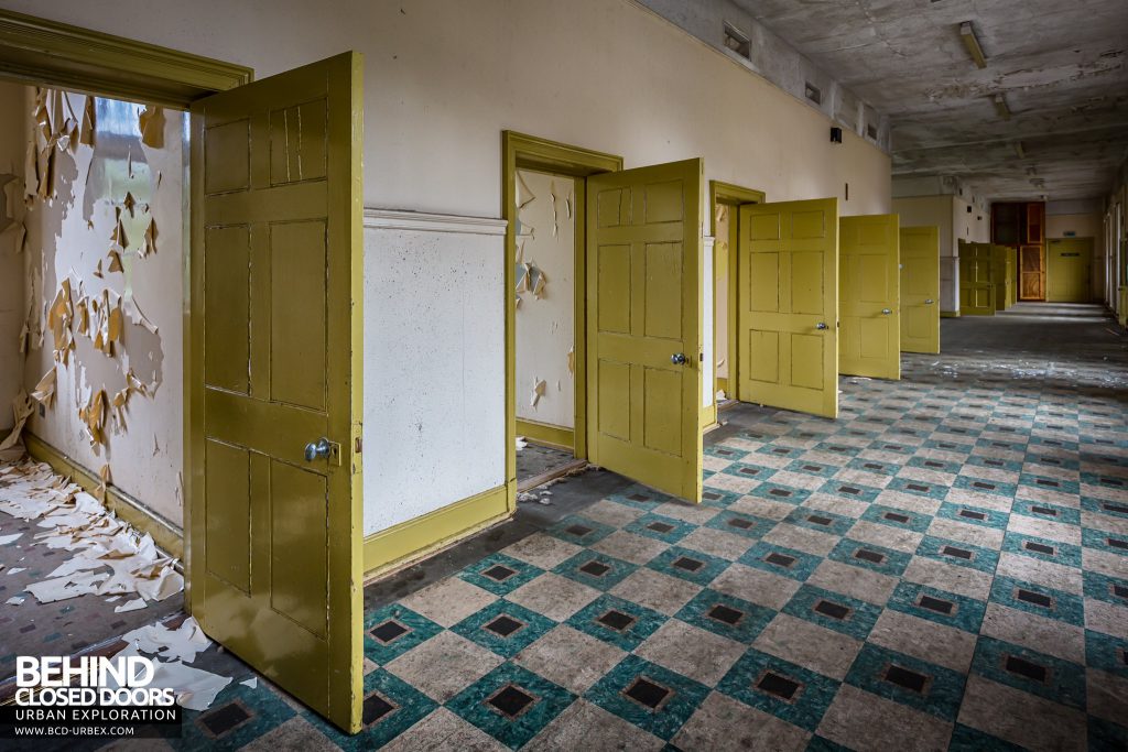 Sunnyside Asylum, Montrose - Row of cell doors