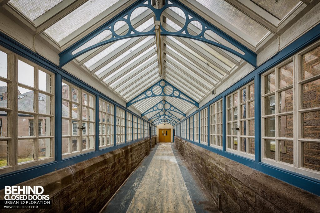 Sunnyside Asylum, Montrose - One of the glass corridors