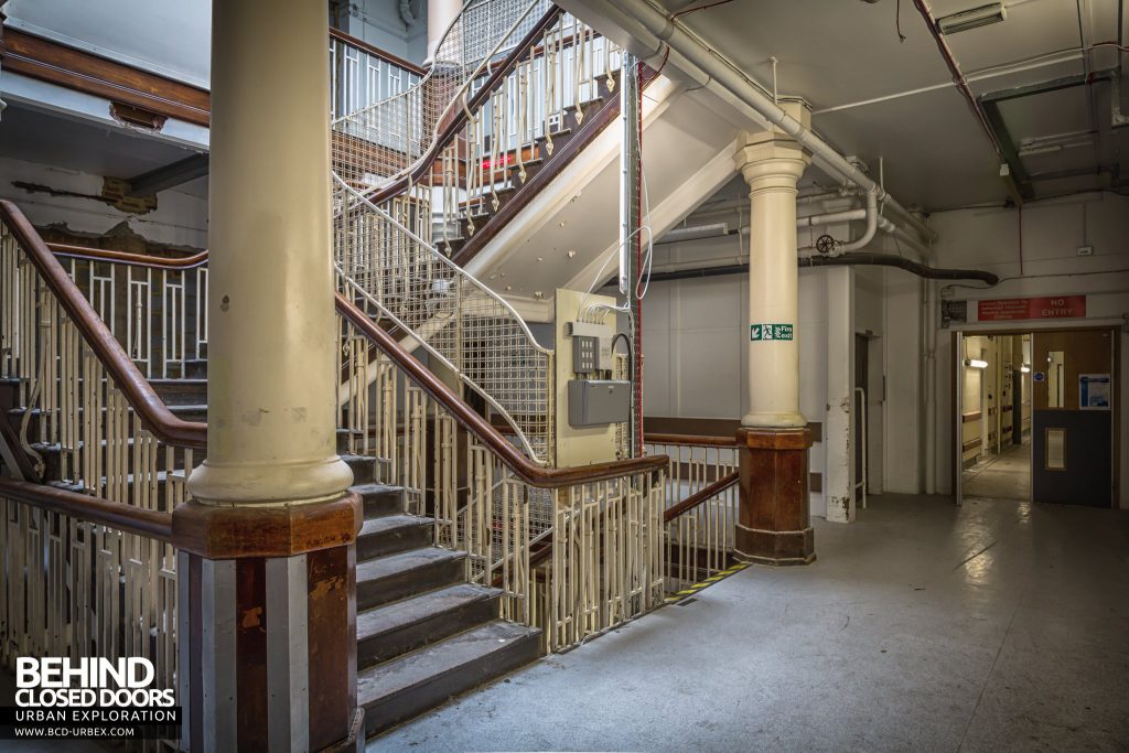 Royal London Hospital - Staircase and corridor