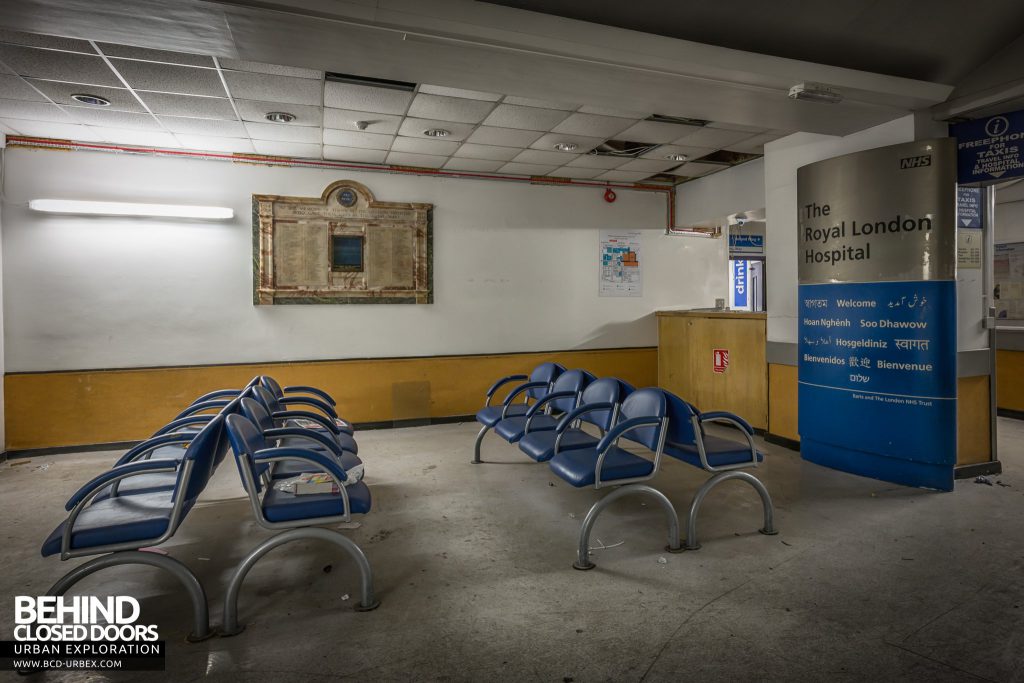 Royal London Hospital - Main reception waiting area