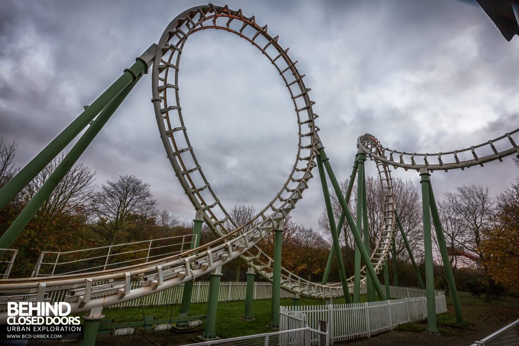Pleasure Island, Cleethorpes - Loop in the roller coaster track