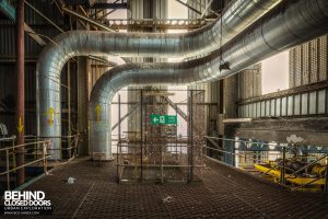 Spondon H Boiler House - Steam main to Celanese