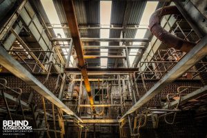 Spondon H Boiler House - Looking down