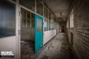 Spondon H Control Room - Corridor to the offices