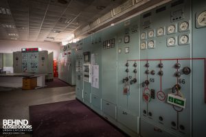 Spondon H Control Room - Panel with gauges