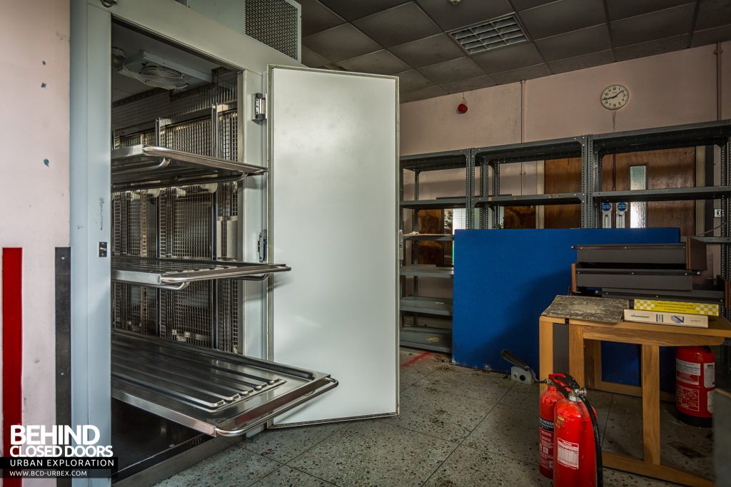 Forster Green Mortuary, Belfast - Body storage room