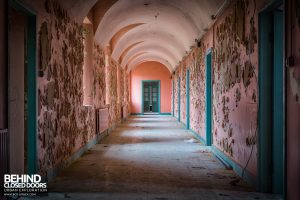 St. Brigids / Connacht Asylum - Curved ceiling corridor