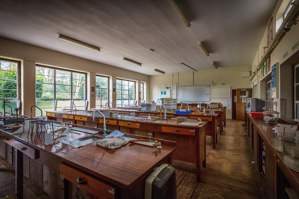 Battenhall Mount, Worcester - Science lab, just it was the day it closed