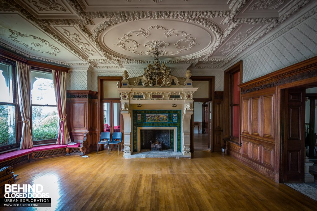 Battenhall Mount, Worcester - Fireplace in the grand music room