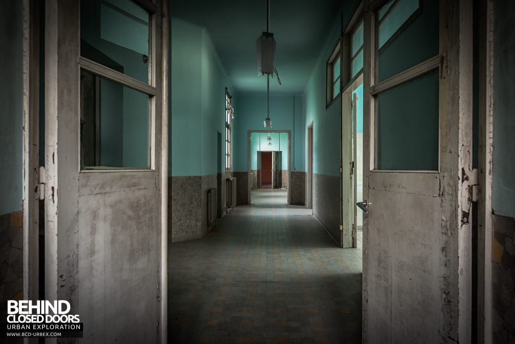 La Morgue Prelude, France - Corridor towards the main entrance