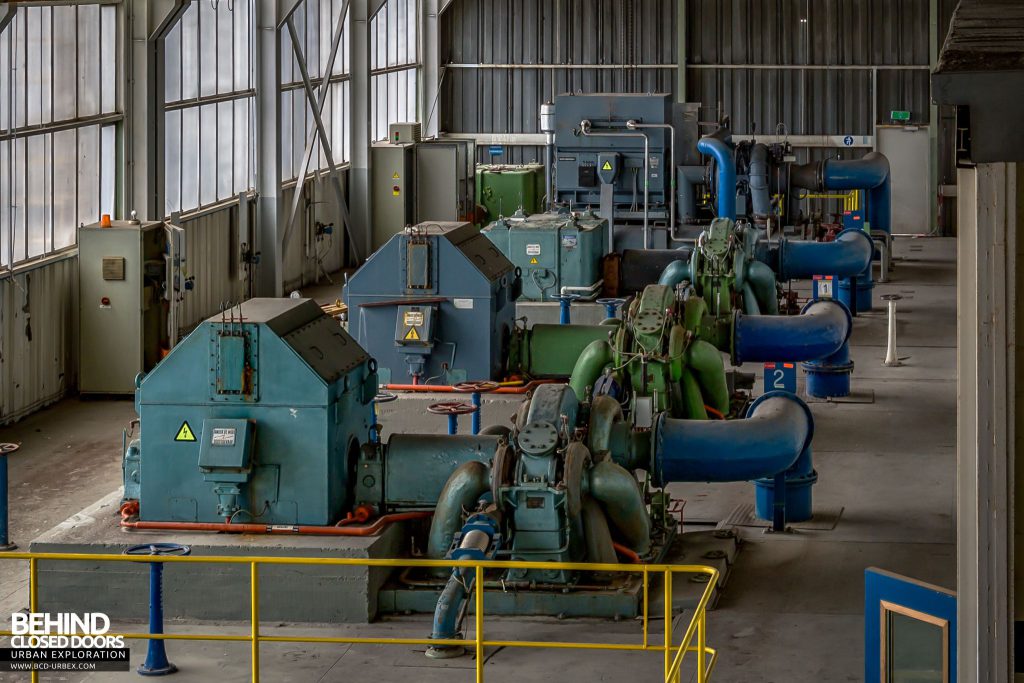 Ford Genk Powerhouse - Compressors in the old turbine hall