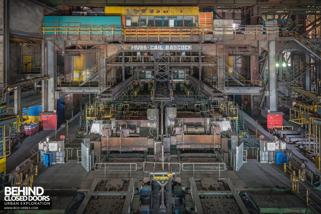 Florange Steelworks, France - Plant in the rolling mill