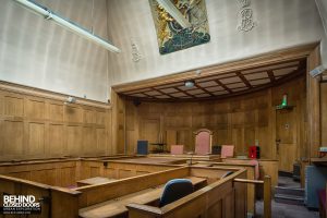 Greenwich Magistrates Court - The magistrates seats