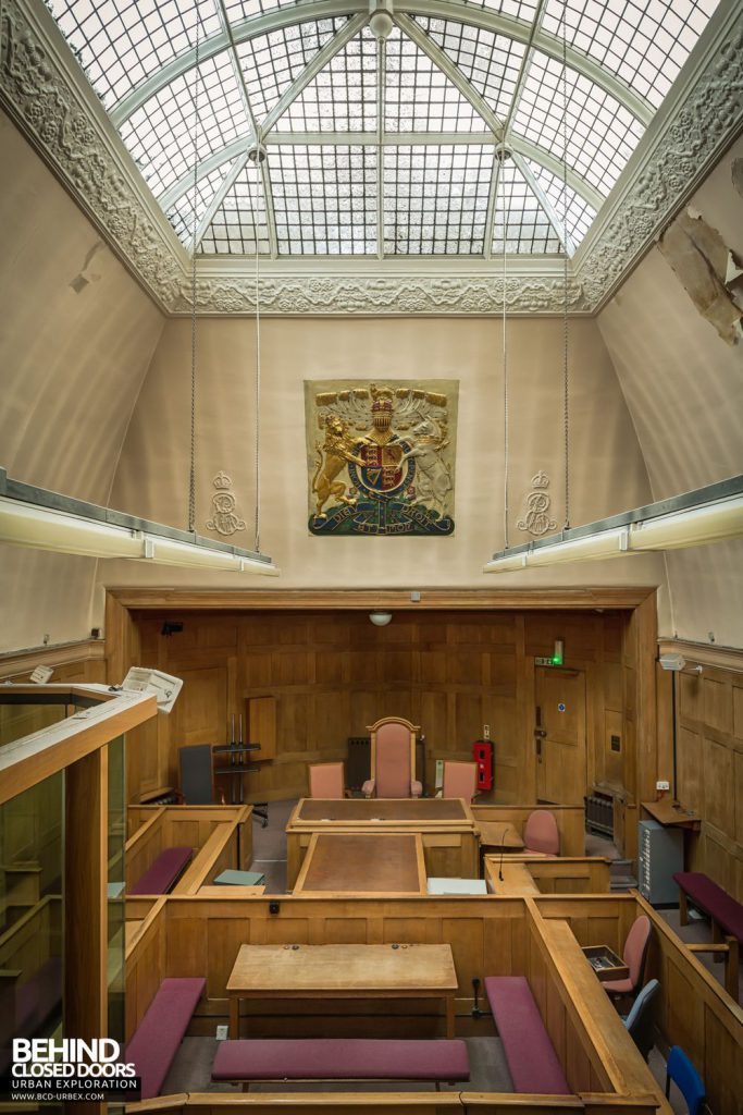 Greenwich Magistrates Court - Lightwell over the main courtroom