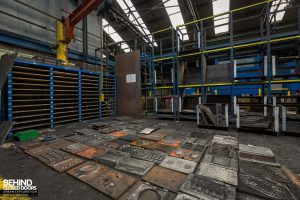 Coalbrookdale Foundry - Patterns laid out on the floor