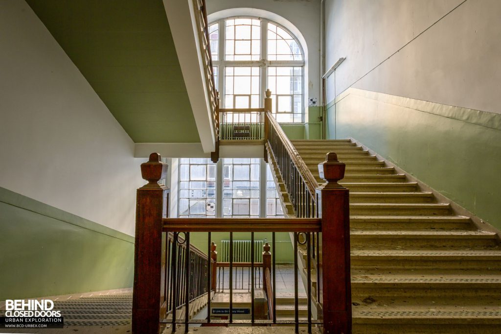 Jordanhill College, Glasgow - Rear staircase