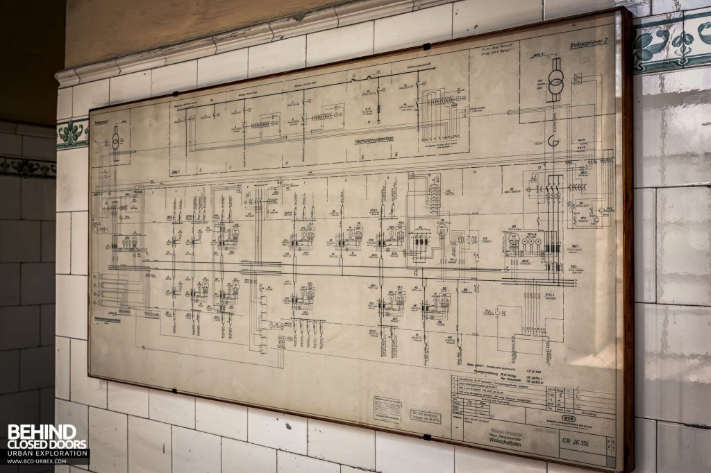 Diesel Centrale, Austria - Control panel wiring diagram