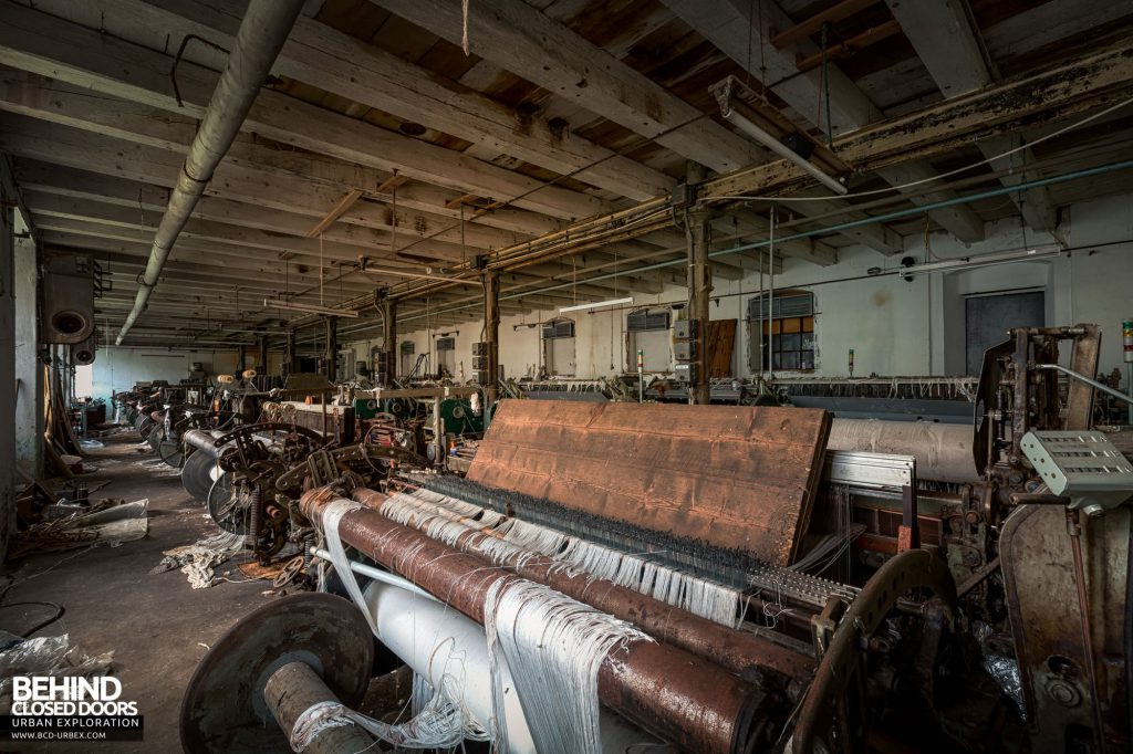 Anderl Textile Mill - This machinery looked very dated