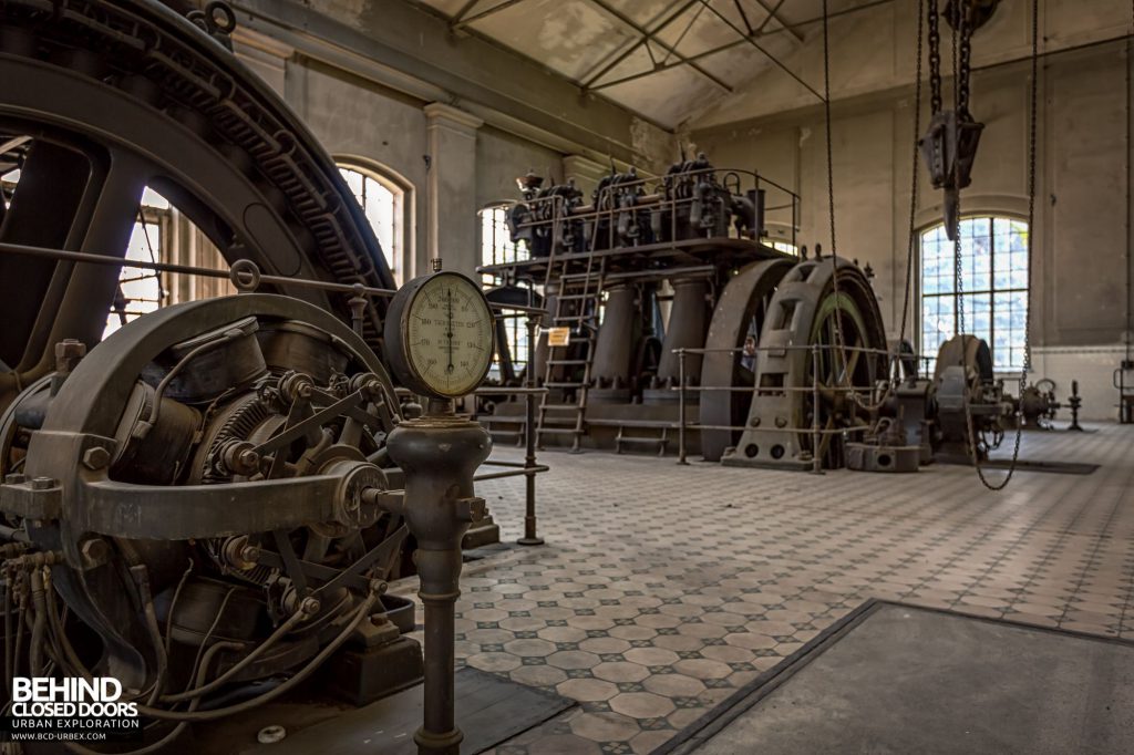 Diesel Centrale, Austria - Each unit had a tachometer gauge