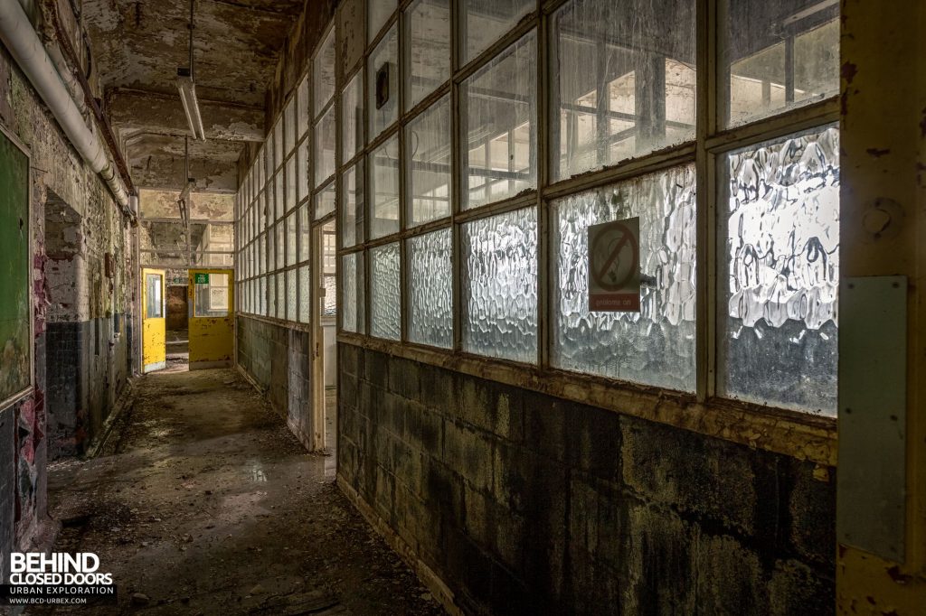 Pit Head Baths - Glass walled rooms