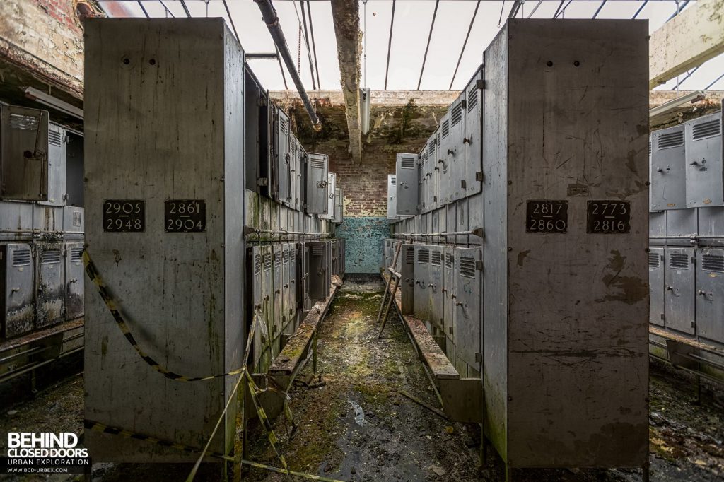 Pit Head Baths - Some of the lockers