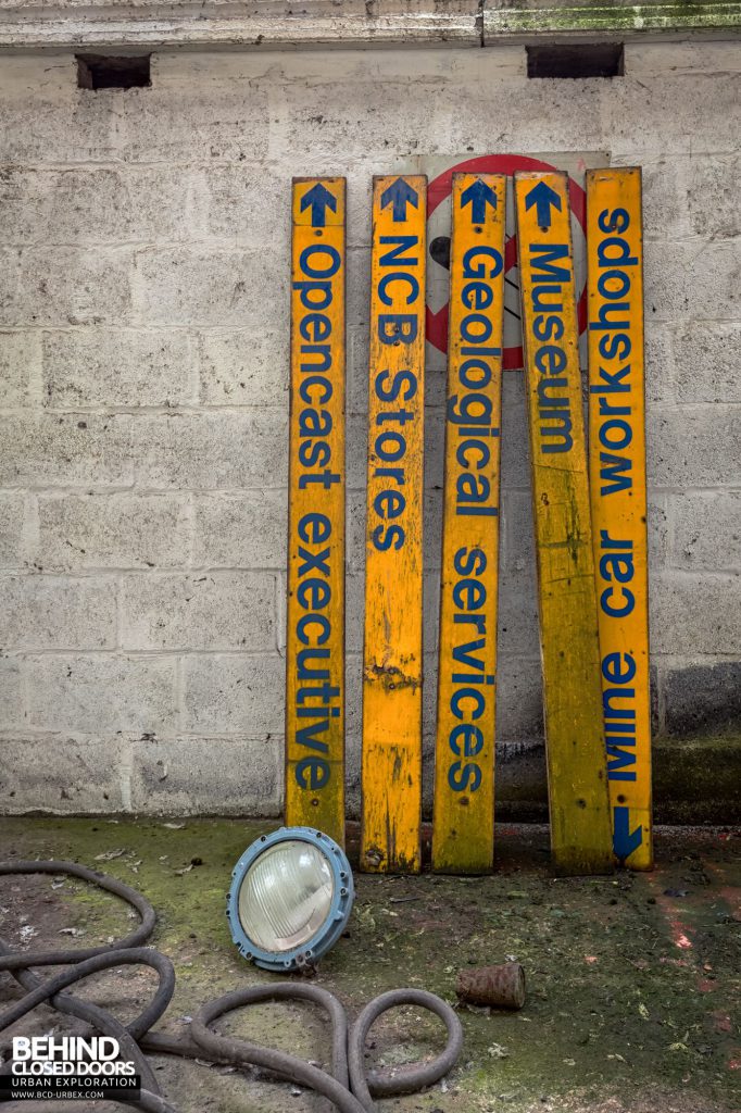 Locomotive Shed and workshops - NCB Signage