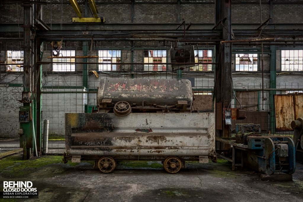 Locomotive Shed and workshops - Some old wagons piled up