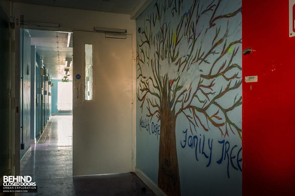 Holloway Prison - Mural in one of the many winding corridors