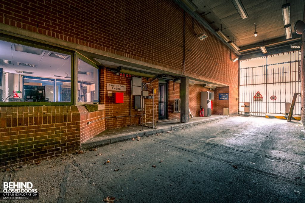 Holloway Prison - Prisoner unloading area