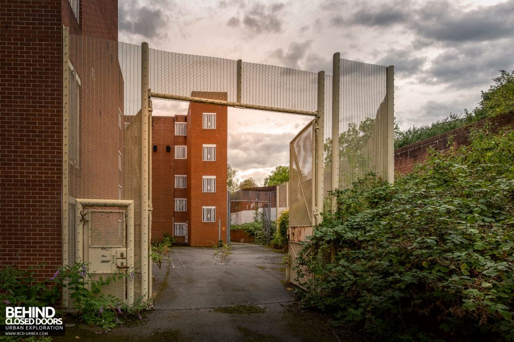 Holloway Prison - High fences divided the exterior areas​