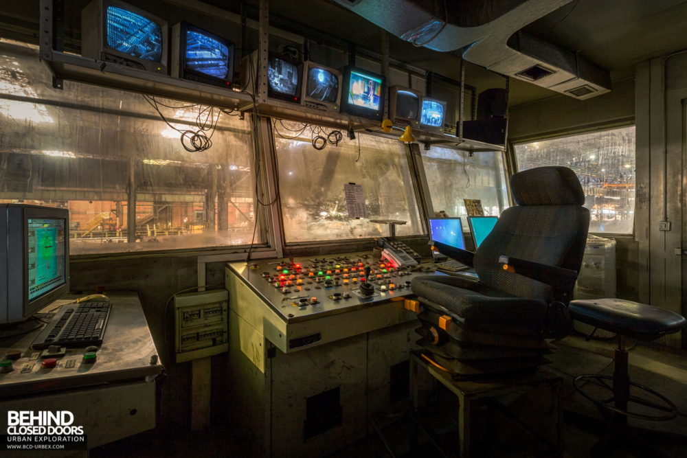 Lucchini Steel Works, Piombino - Another rolling mill control room