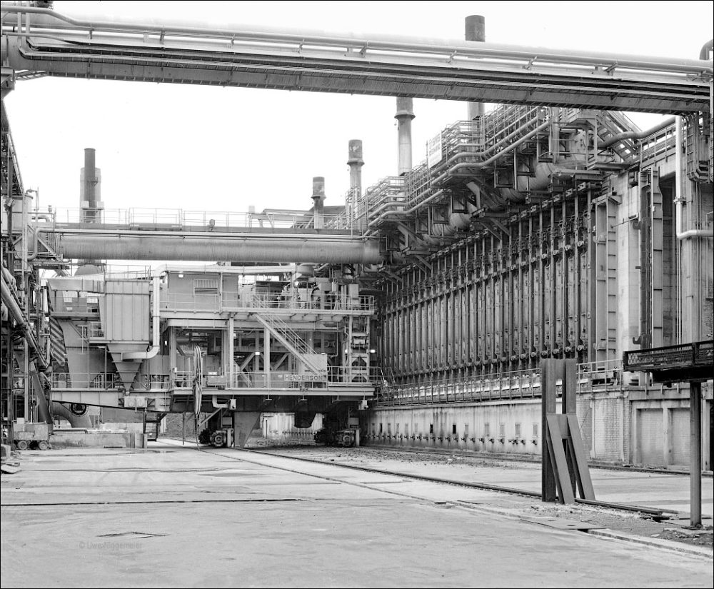 Lucchini Steel Works, Piombino - Archive image of the Kokerei (Coke Plant)