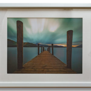 Clamwater Jetty - Large White Frame with Mount